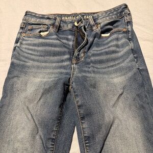 American Eagle High-Rise Skinny Kick Jeans